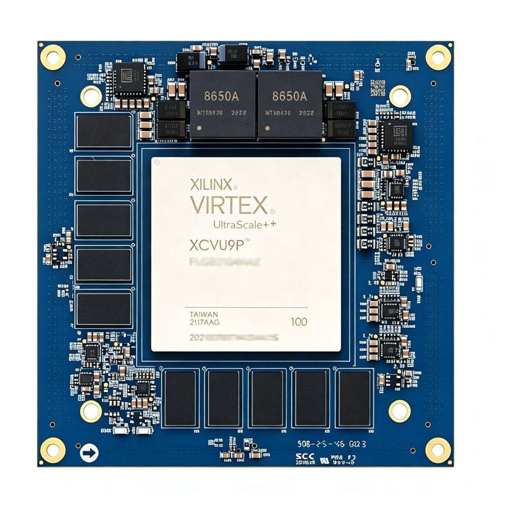 AMD Xilinx XCVU9P Virtex UltraScale+ FPGA Ultra High-Speed Fiber SoM