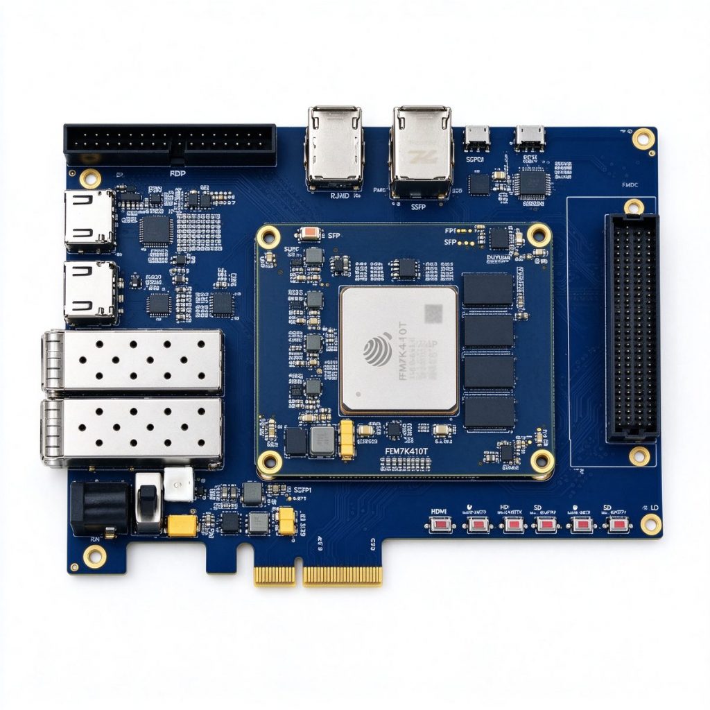 Fudan Micro JFM7K410T China Kintex-7 FPGA Development Board DUK7410T