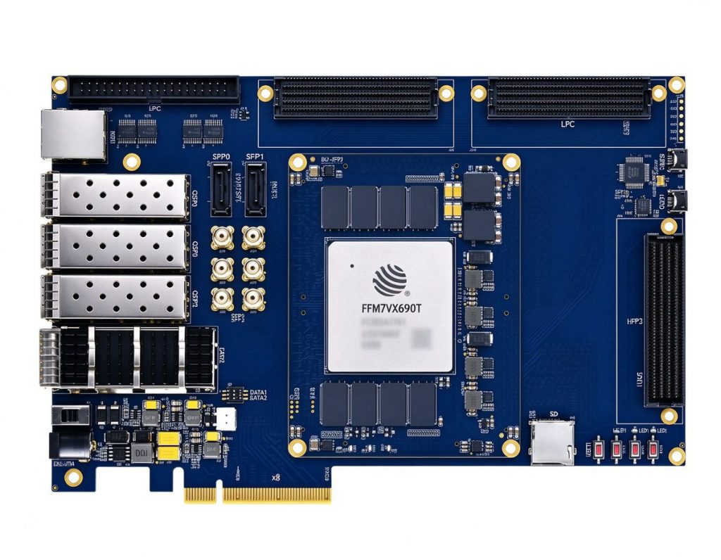 Fudan Micro JFM7VX690T China Virtex-7 FPGA Development Board DUF7690T